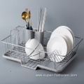 Plastic And Stainless Steel Metal Wire Dish Rack